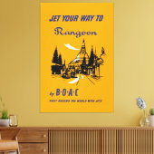 Je weg naar Rangoon Canvas Afdruk (Insitu (Woonkamer))