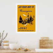 Je weg naar Rangoon Poster (Keuken)