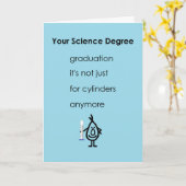 Je Wetenschappelijke Graad Een Grappig Afstudeerge Kaart (Gele Bloem)
