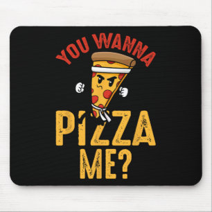 Je Wil Een Pizza Van Mij Grappige Ninja Karate Kaw Muismat
