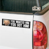 JE WILDE DAT JE HEM HEBT. BUMPERSTICKER (Op Truck)