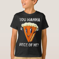 Je wilt een stuk van me grappige pompoen Pie Thank