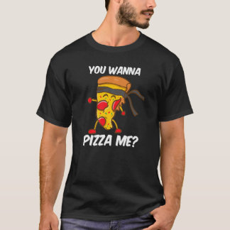 Je wilt Pizza Ik Karate Judo Taekwondo Fighter P T-shirt