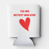 Je wint de beste moeder op een blikjeskoeler (Achterkant)