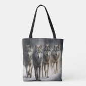 Je Wolf Pack Tote Draagtas (Achterkant)