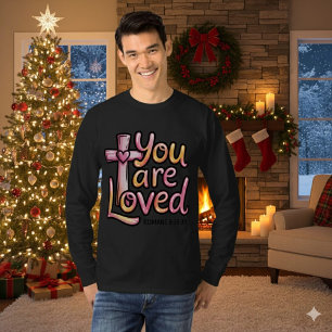 Je wordt bemind Christelijk heren T-shirt