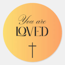 Je wordt bemind sticker