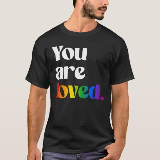 Je wordt bemind t-shirt (Voorkant)