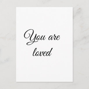 Je wordt bemind zon motivatie quote mindful gezege briefkaart
