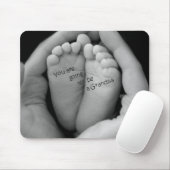 Je wordt een opa muismat (Met muis)