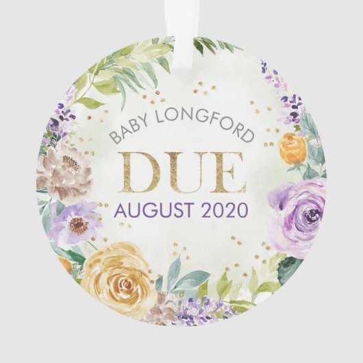 Je wordt grootouders kerstmis. ornament (achterkant)