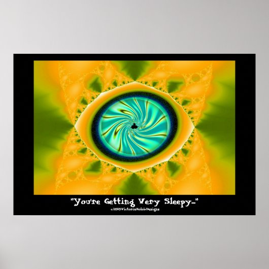 "Je wordt heel slaperig..." poster (Voorkant)