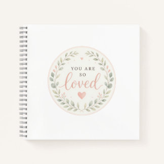Je wordt liefgehad, cadeau voor pasgeborenen notitieboek