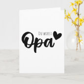 Je wordt opa kaart (Gele Bloem)