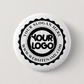 Je zakelijke Logo Ronde Button 5,7 Cm (Voorkant)