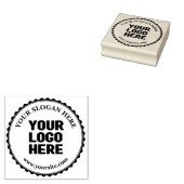Je zakelijke Logo Rubberstempel (Gestempeld)