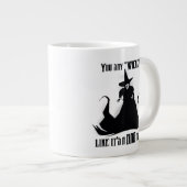 Je zegt "geschopt" alsof het een slechte zaak is extra grote beker (Voorkant rechts)