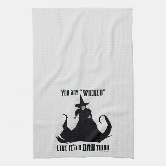 Je zegt "geschopt" alsof het een slechte zaak is theedoek (Verticaal)