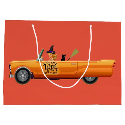 Je zegt heks als een slecht ding. groot cadeauzakje (Achterkant)