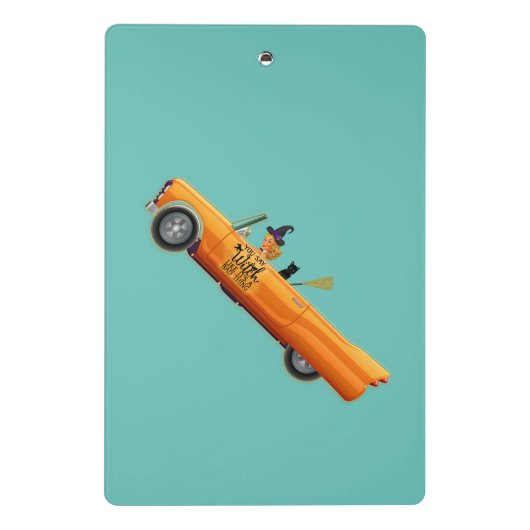 Je zegt heks als een slecht ding. mini klembord (Achterkant)