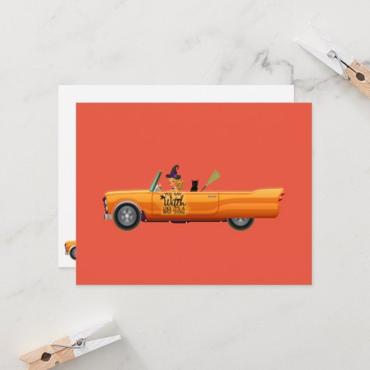 Je zegt heks alsof het iets slechts is kaart (Voorkant / Achterkant in situ)