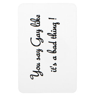 Je zegt homo rechthoekige magneet