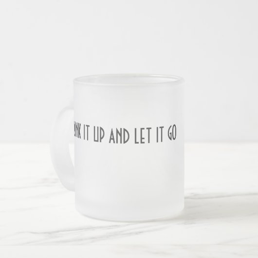 Je ziel in het bekertje zeilen | Mok van voorglas (Voorkant links)