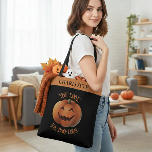 Je ziet er Fa-Boo-Lous gepersonaliseerd Halloween Draagtas