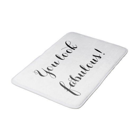 Je ziet er Fabulous Bath Mat uit (Gekanteld)