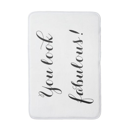 Je ziet er Fabulous Bath Mat uit (Voorkant Verticaal)