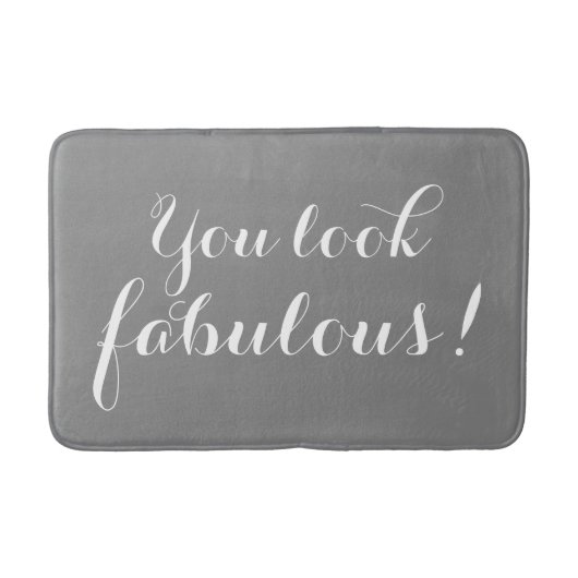 Je ziet er fantastisch uit badmat (Voorkant)