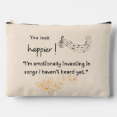 Je ziet er gelukkiger uit - Music Lover Bag Etui (Voorkant)