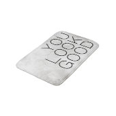 Je ziet er goed uit badmat (Gekanteld)