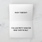 JE ZIET ER GOED UIT OVER DE HEUVEL KAART (Binnen)