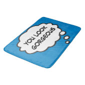 JE ZIET ER GORGEOUS UIT DAT Bubble Fun Comic Book Badmat (Gekanteld)