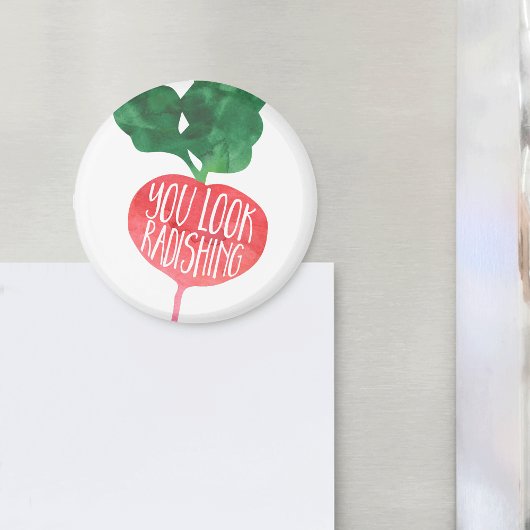 Je ziet eruit als Radishu | Veggie Pun Magneet