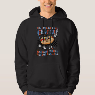 Je ziet eruit alsof ik met de vierde juli een hete hoodie