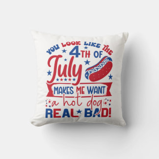 Je ziet eruit alsof ik met de vierde juli een hete kussen