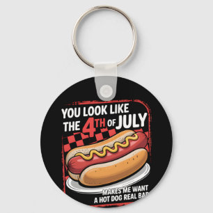 Je ziet eruit alsof ik met de vierde juli een hete sleutelhanger