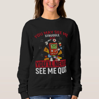 Je ziet me misschien worstelen maar je zult me noo trui