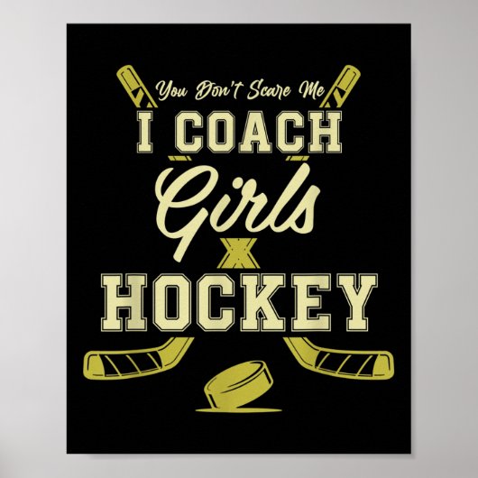 Je ziet me niet als coach voor hockeycoaches voor poster (Voorkant)