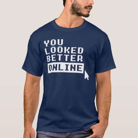JE ZOEKT BETER ONLINE T-SHIRT (Voorkant)