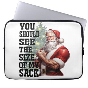 Je zou de grootte van mijn zak moeten zien laptop sleeve