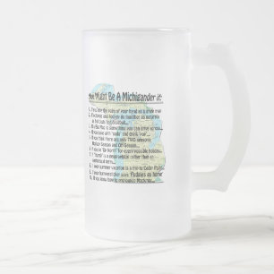 Je zou een Michigander kunnen zijn als: Matglas Bierpul