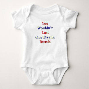 Je zou geen dag in Rusland duren Romper