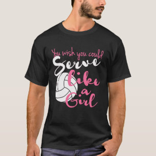 Je zou kunnen dienen als een meisje volleybal t-shirt
