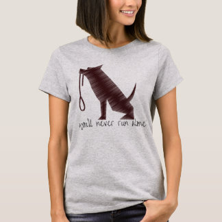 Je zult nooit alleen werken - prestatiekracht t-sh t-shirt