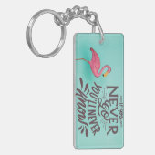 Je zult nooit weten sleutelhanger (Voorkant Links)