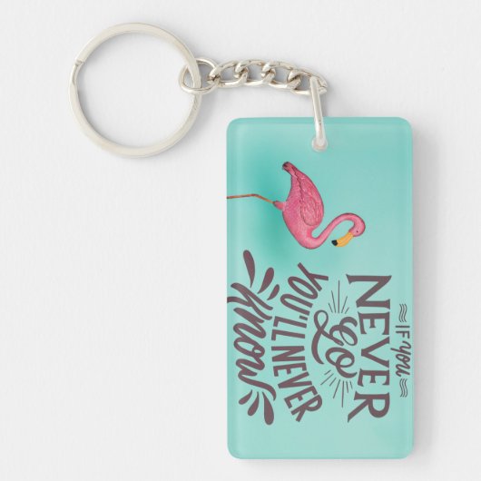 Je zult nooit weten sleutelhanger (Voorkant)