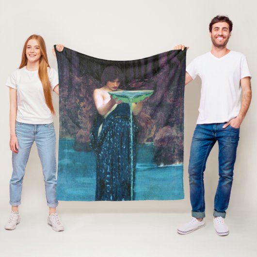 Jealous Circe, John William Waterhouse Fleece Deken (In situ)